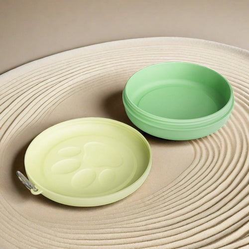 2-in-1 Portable Travel Pet Bowl Set